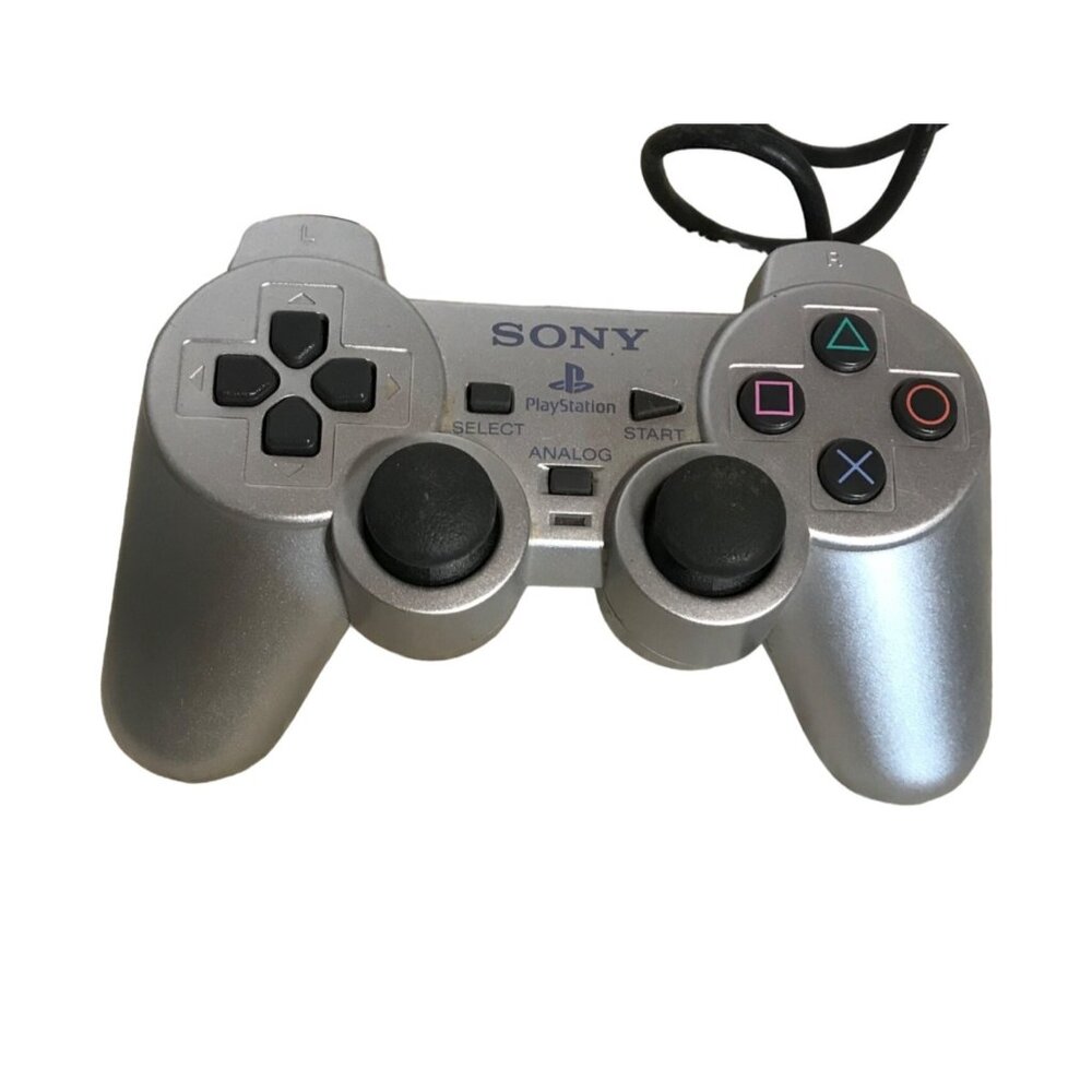 Sony PlayStation DualShock 2 Wired Controller SCPH-10010 Silver OEM